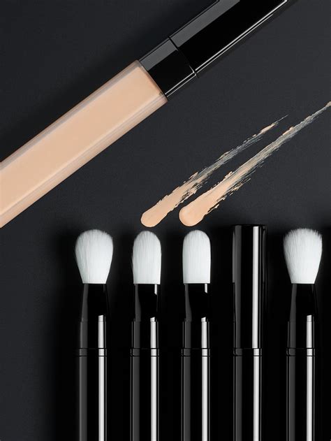 chanel makeup brushes travel set|chanel dual ended concealer brush.